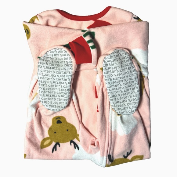 12M Carters Santa Zip-Up Fleece
Sleep & Play Pajamas - Picture 3 of 5